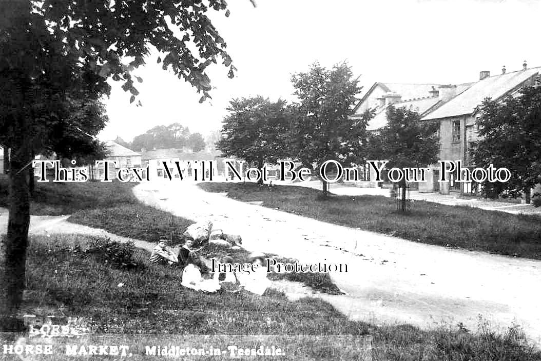 DU 1461 - Horse Market, Middleton In Teesdale, County Durham c1916