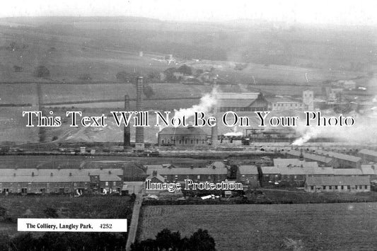 DU 1487 - Langley Park Colliery, Langley Park, Lanchester, Durham c1921