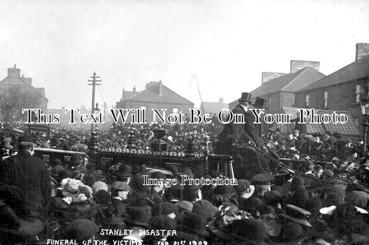 DU 1499 - Stanley Disaster, Funeral Of The Victims, County Durham 1909