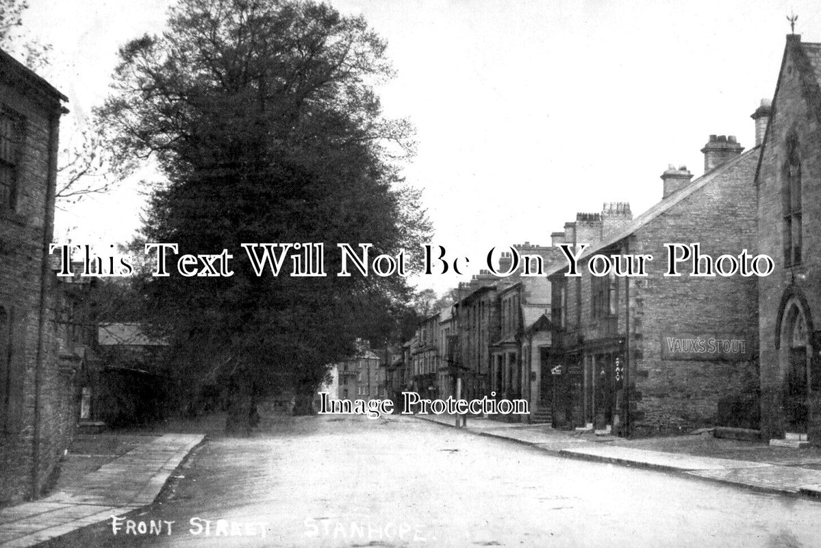 DU 1507 - Front Street, Stanhope, Weardale, County Durham c1919