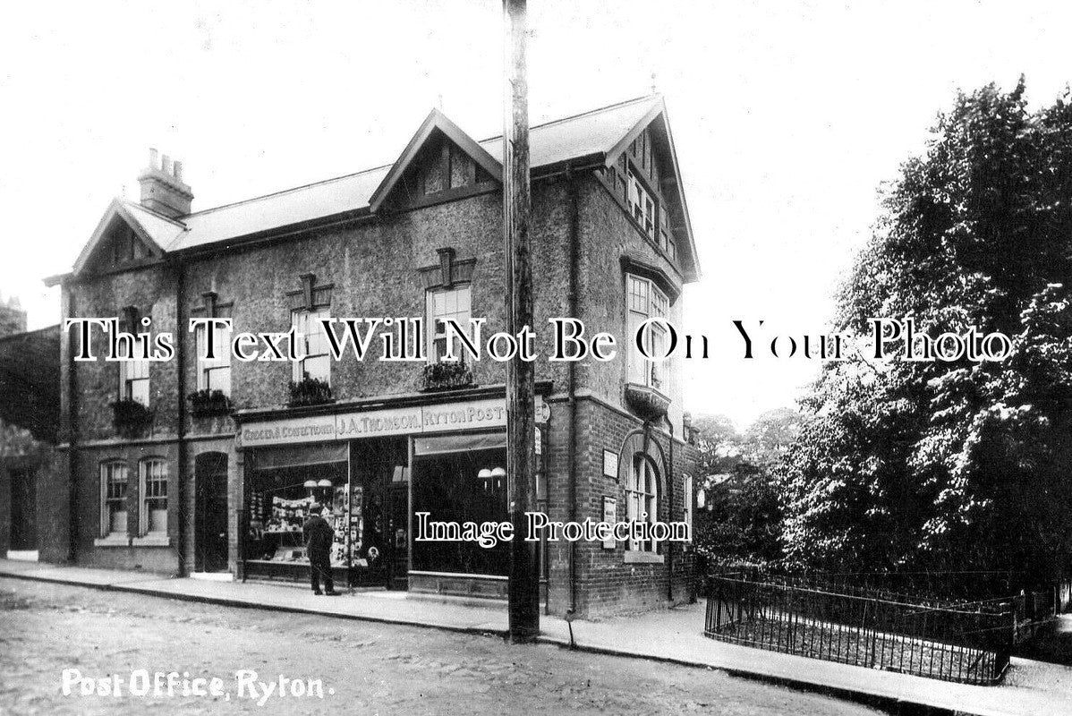 DU 1515 - Ryton Post Office, Ryton, Gateshead, County Durham c1911