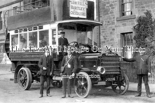 DU 1522 - Gateshead Tramways M S Daimler Bus, Low Fell, Birtley, Durham