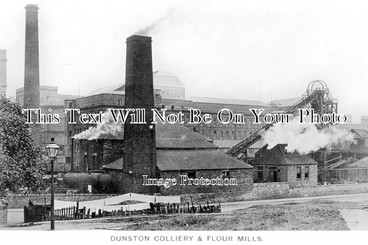 DU 1548 - Dunston Colliery & Flour Mills, Dunston, Gateshead, Durham c1917