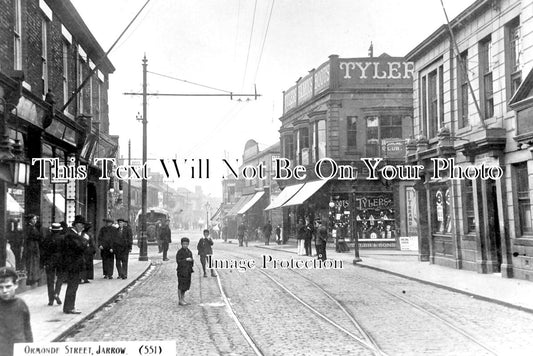 DU 1552 - Ormonde Street, Jarrow, County Durham c1913