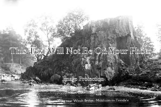 DU 1570 - Staple Crag Near Winch Bridge, Middleton In Teesdale, Durham c1925