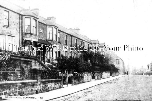 DU 1585 - Ritsons Road, Blackhill, Consett, County Durham c1915