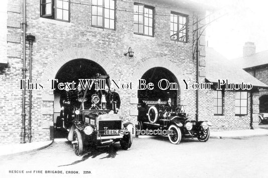 DU 1586 - Rescue & Fire Brigade, Crook, Bishop Auckland, Durham