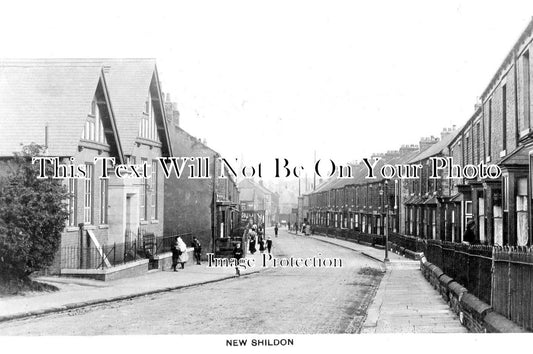 DU 1598 - New Shildon, Bishop Auckland, County Durham c1916