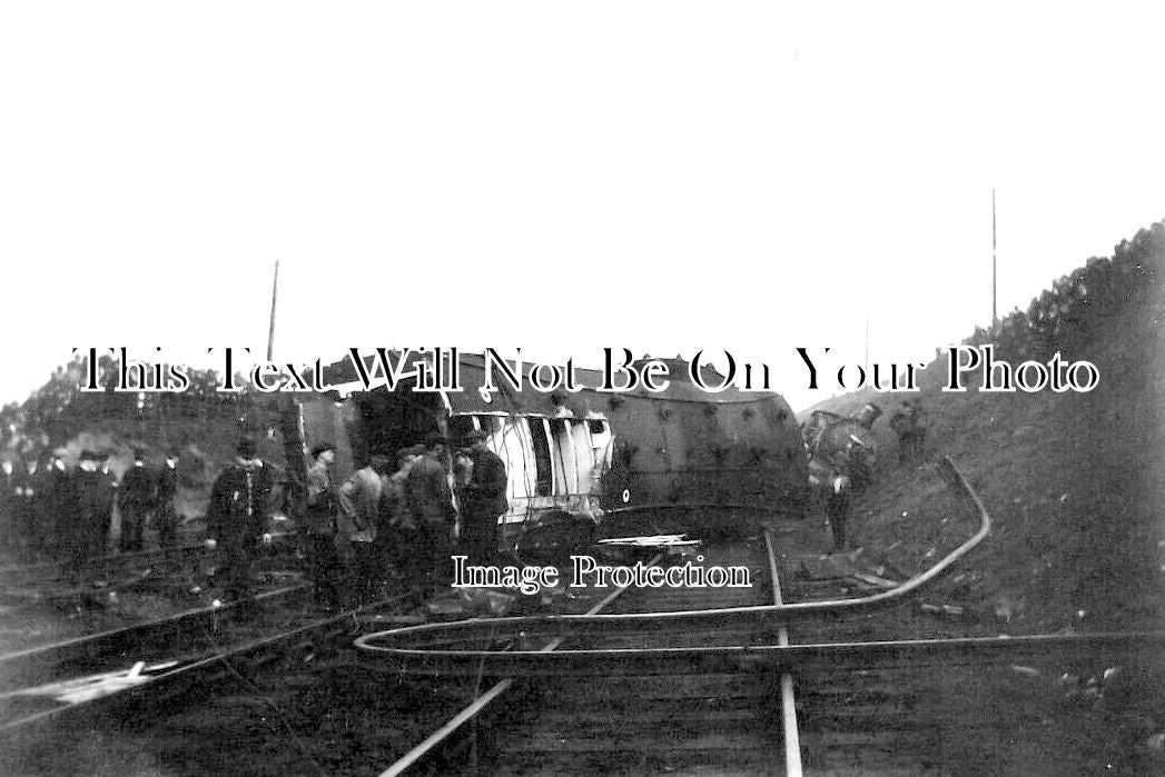 DU 1633 - Felling Train Derailment Railway Accident, County Durham 1907