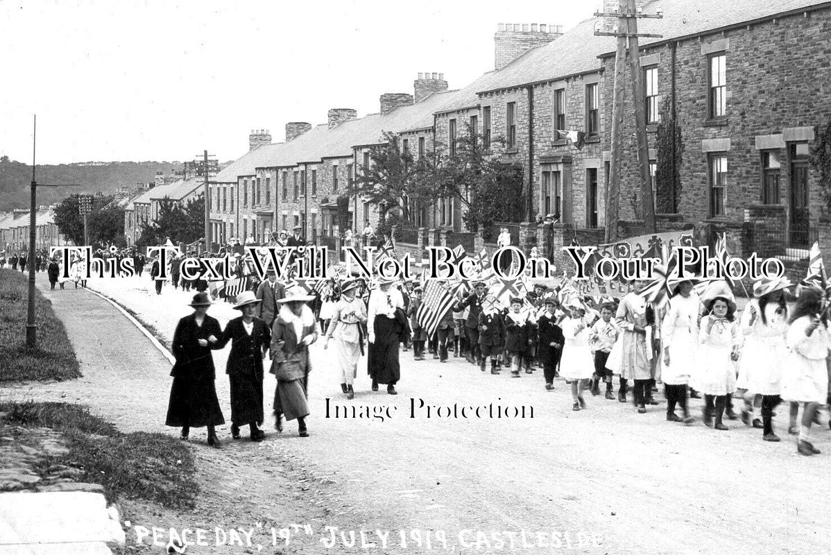 DU 1650 - Peace Day Celebrations, Castleside, County Durham 1919