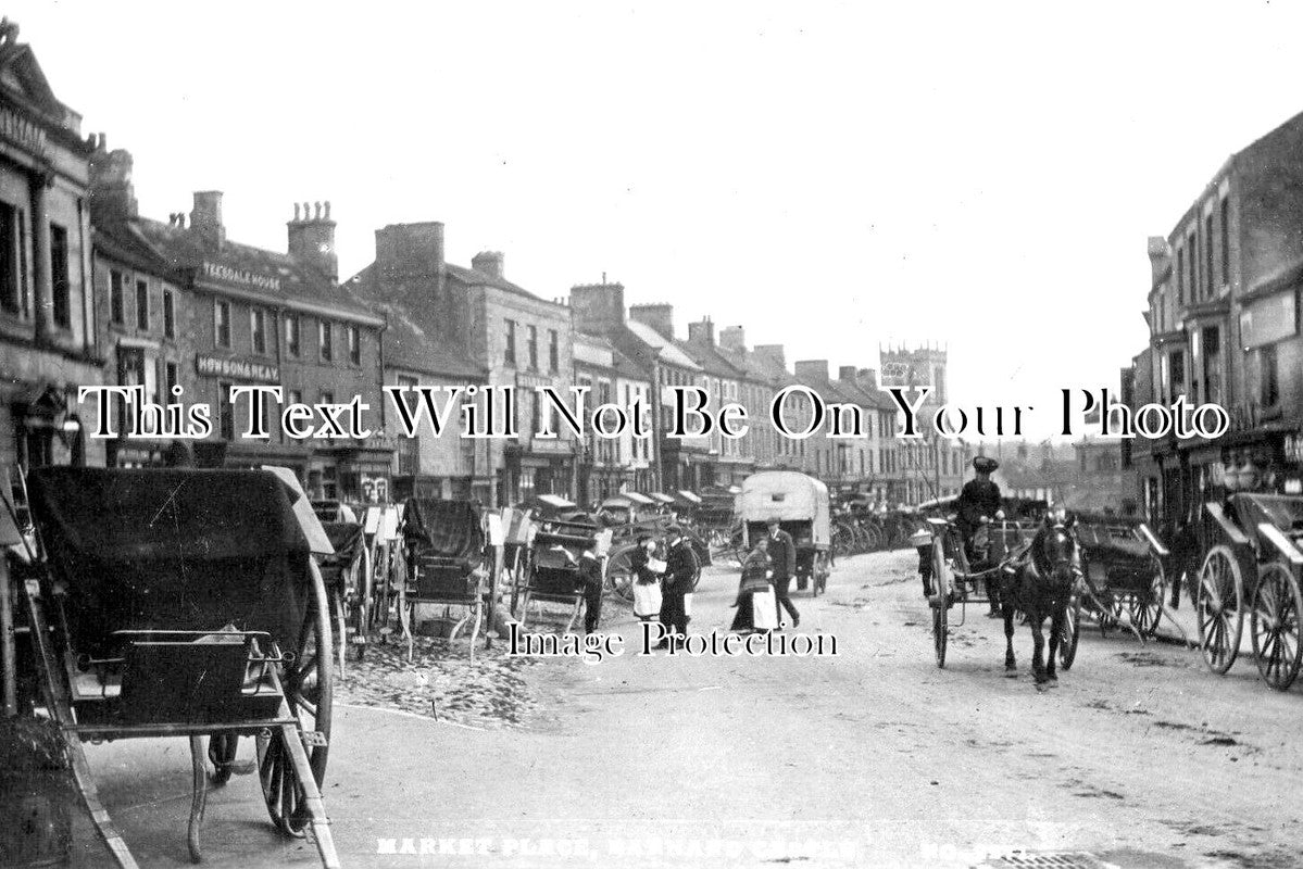 DU 1664 - Market Place, Barnard Castle, County Durham