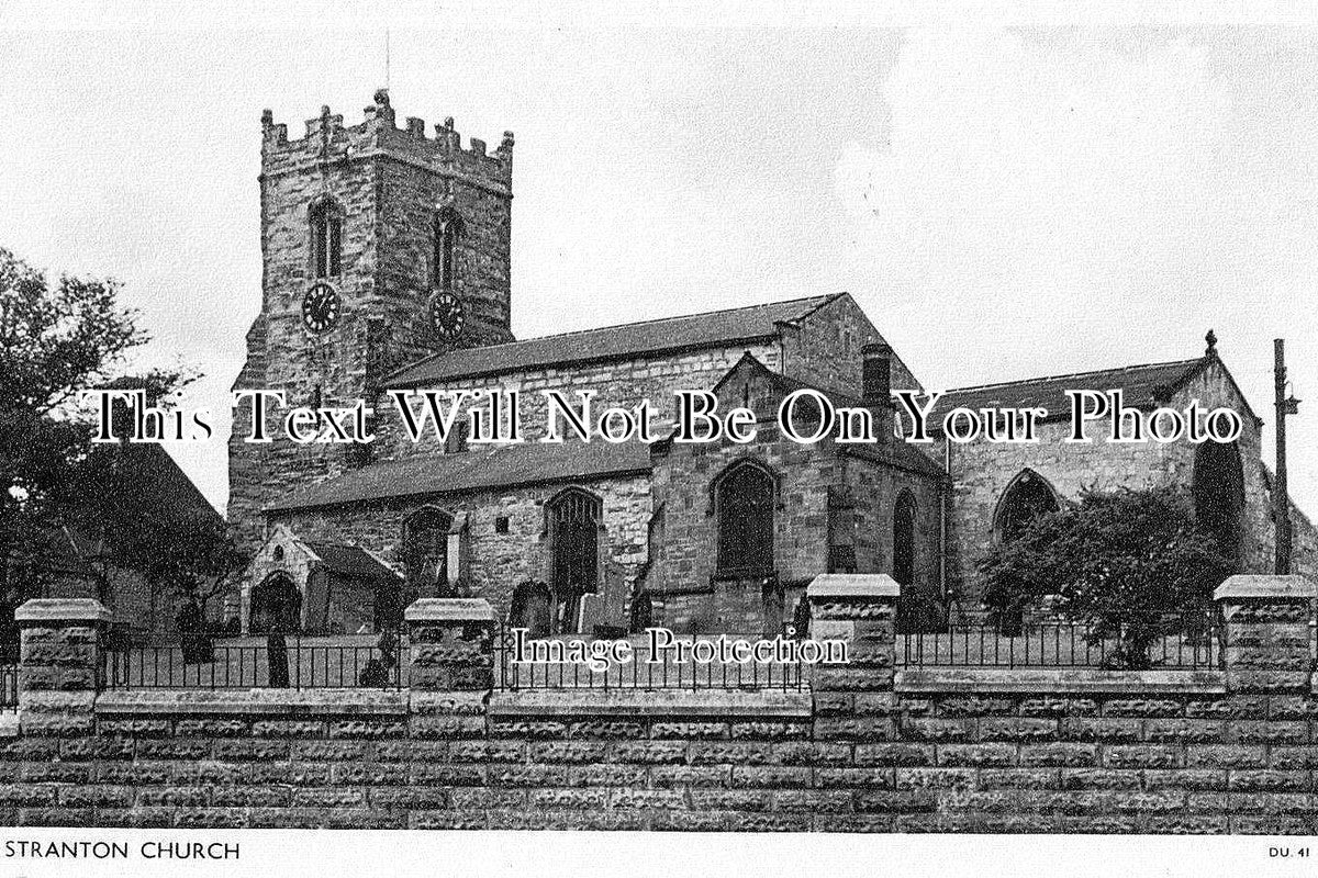 DU 17 - Stranton Church, West Hartlepool, Durham 1920's