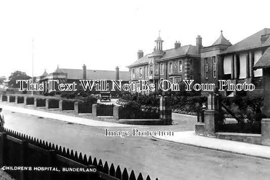 DU 1735 - Childrens Hospital, Sunderland, County Durham c1916