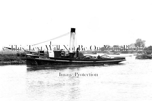 DU 1754 - Tyne Tugboat 'Welshman' c1910