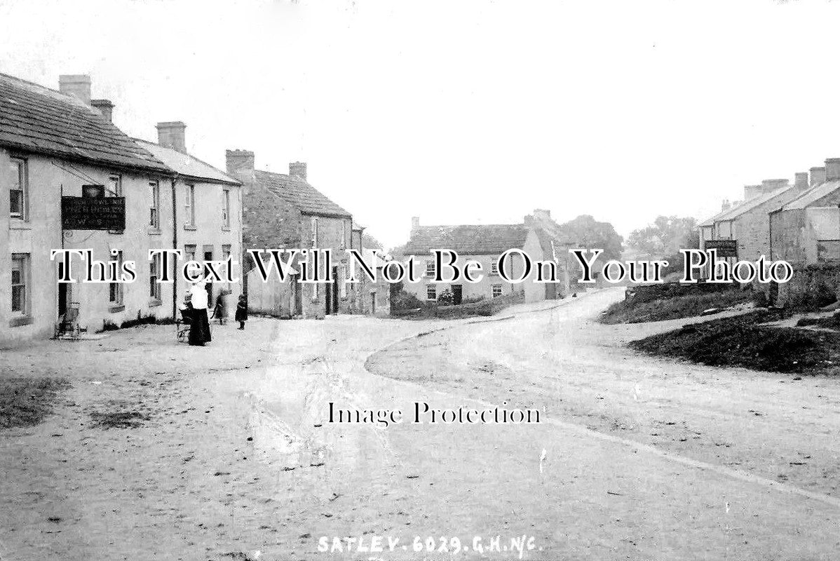 DU 1770 - Punch Bowl, Royal Oak, Satley, County Durham c1908