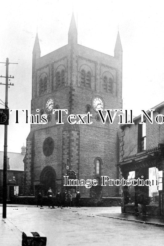 DU 1789 - Consett Parish Church, County Durham c1912