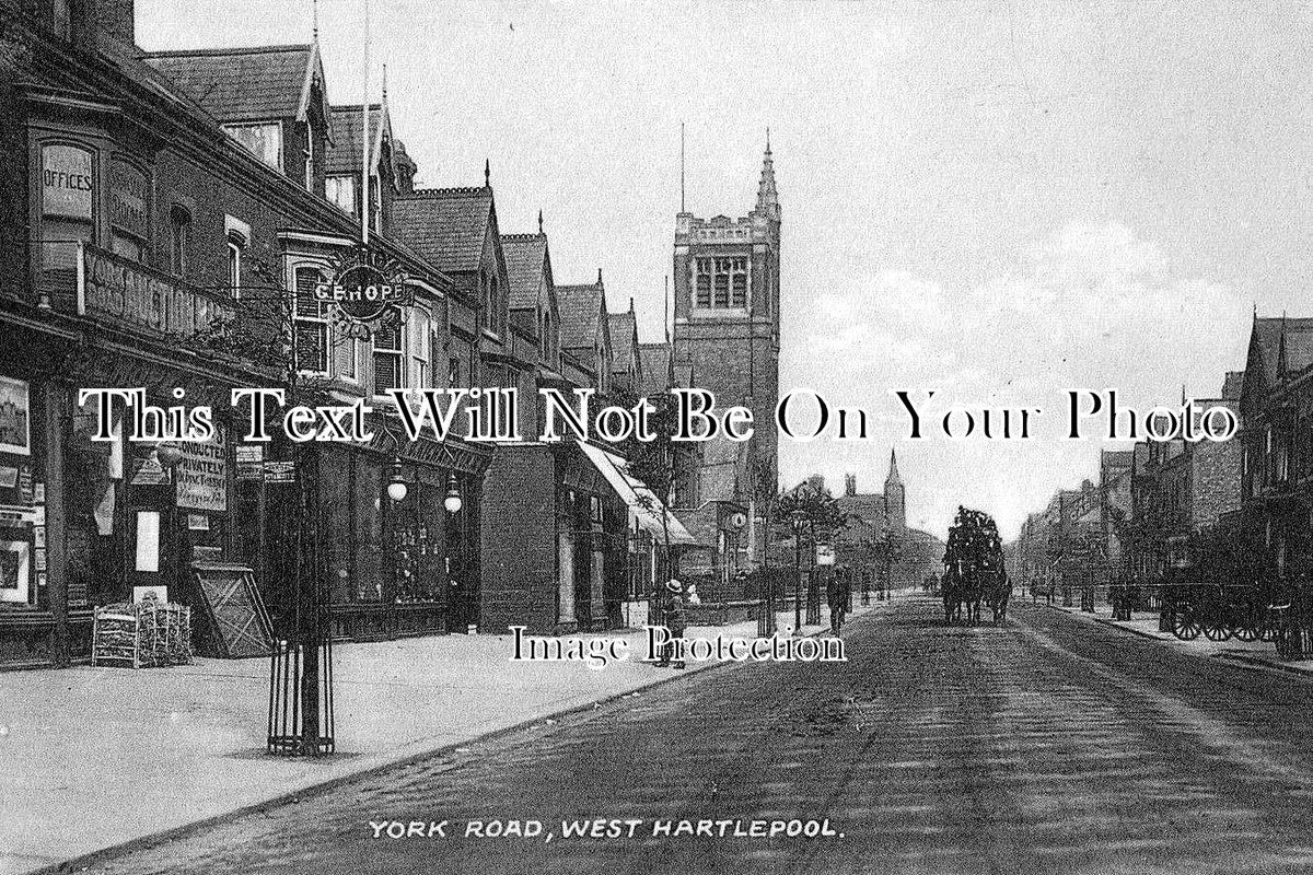 DU 18 - York Road, West Hartlepool, Durham 1920s