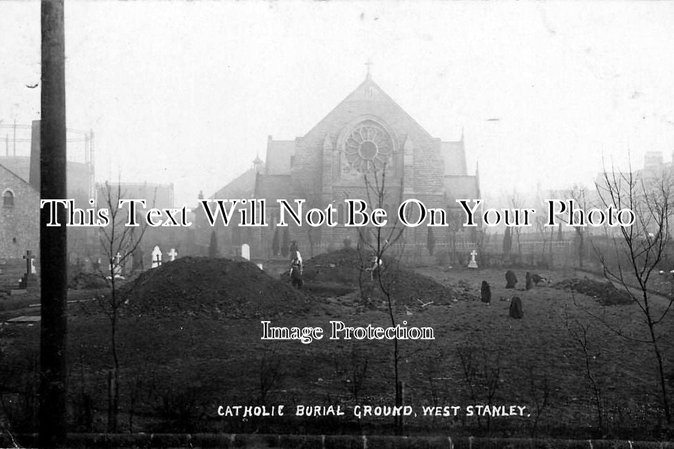 DU 180 - West Stanley Catholic Church, Mass Grave, Pit Disaster, County Durham