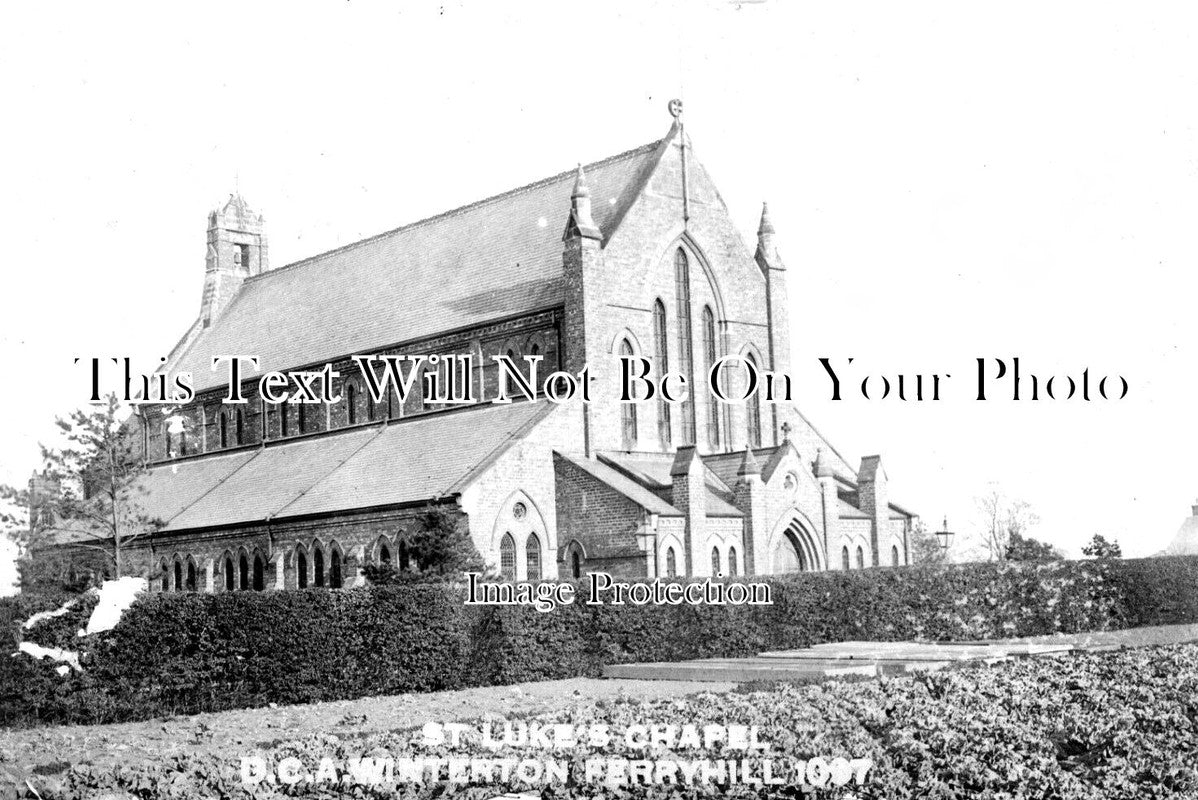 DU 1810 - St Lukes Chapel, Winterton, Ferryhill, County Durham c1906