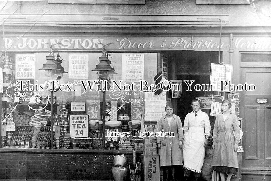 DU 1860 - Johnston Grocer Shopfront, Sunderland, County Durham