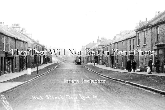 DU 1862 - High Street, Tow Law, Lanchester, County Durham c1921