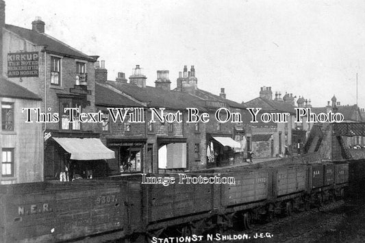 DU 188 - Station Street, New Shildon, Durham c1904