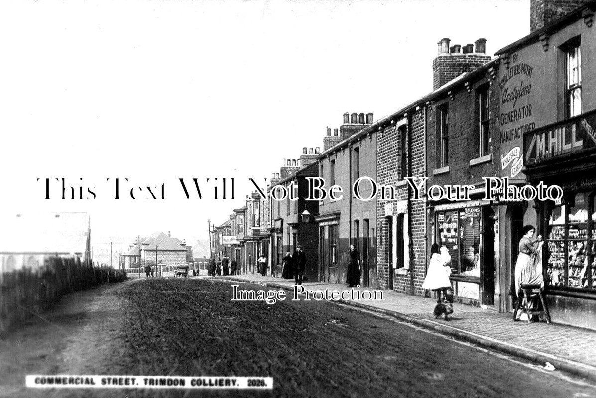 DU 1880 - Commercial Street, Trimdon Colliery, County Durham