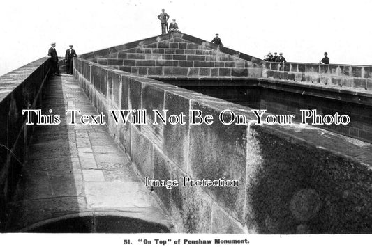 DU 1897 - On Top Of Penshaw Monument, County Durham