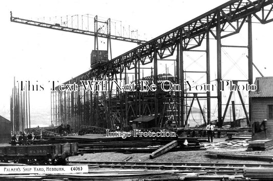 DU 1910 - Palmers Ship Yard, Hebburn, County Durham c1912