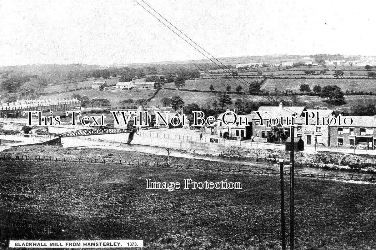 DU 1915 - Blackhall Mill From Hamsterley, County Durham c1921