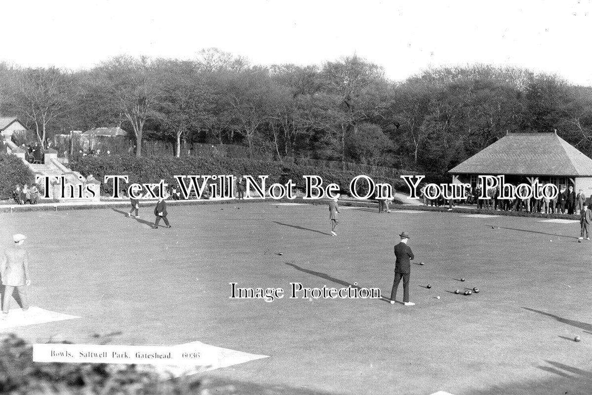 DU 1964 - Bowls, Saltwell Park, Gateshead, County Durham c1926