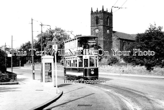 DU 2032 - Heworth Tram Terminus, Sunderland, County Durham c1938