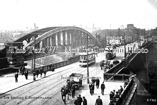 DU 2033 - The Bridges, Sunderland, County Durham 1904