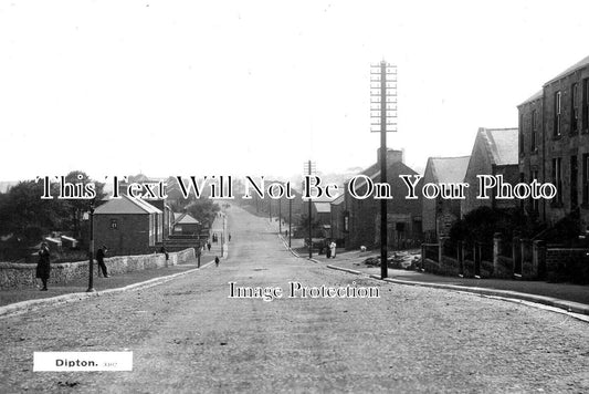 DU 2048 - Front Street, Dipton, County Durham c1923