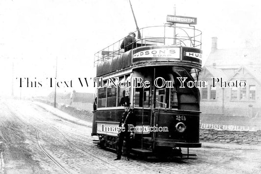 DU 2055 - Tram At Heworth Terminus, Gateshead, County Durham c1902