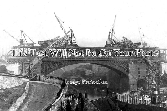 DU 2080 - Wearmouth Bridge Construction, Sunderland, County Durham c1928