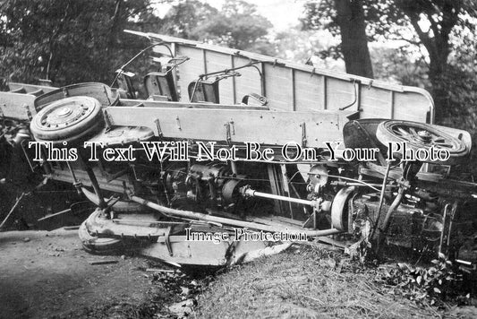 DU 2113 - Medomsley Charabanc Crash, Consett, County Durham 1911