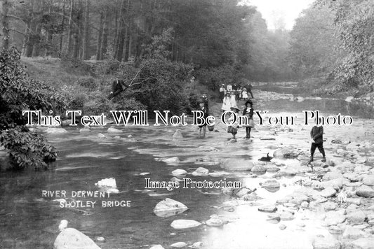 DU 2121 - River Derwent, Shotley Bridge, County Durham c1906