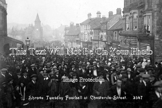 DU 214 - Football, Shrove Tuesday, Chester Le Street, Durham