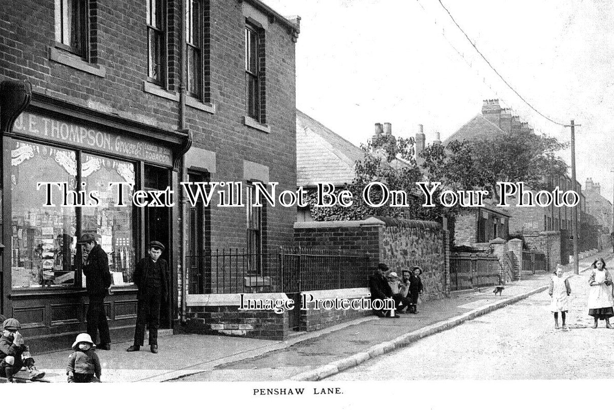 DU 2147 - Penshaw Lane, Sunderland, County Durham c1913