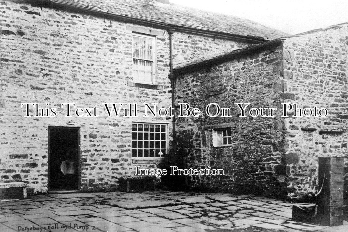 DU 2158 - Dotheboys Hall & Pump, County Durham c1910