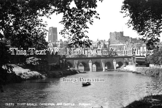 DU 2165 - Elvet Bridge, Cathedral & Castle, Durham, County Durham