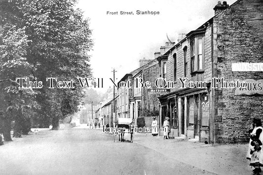 DU 2190 - Front Street, Stanhope, County Durham c1910