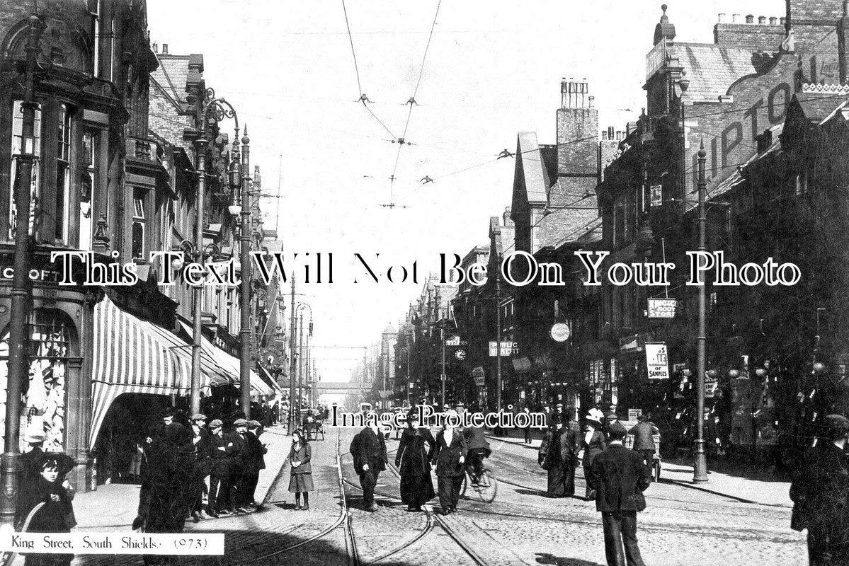 DU 2238 - King Street, South Shields, Sunderland, County Durham c1920