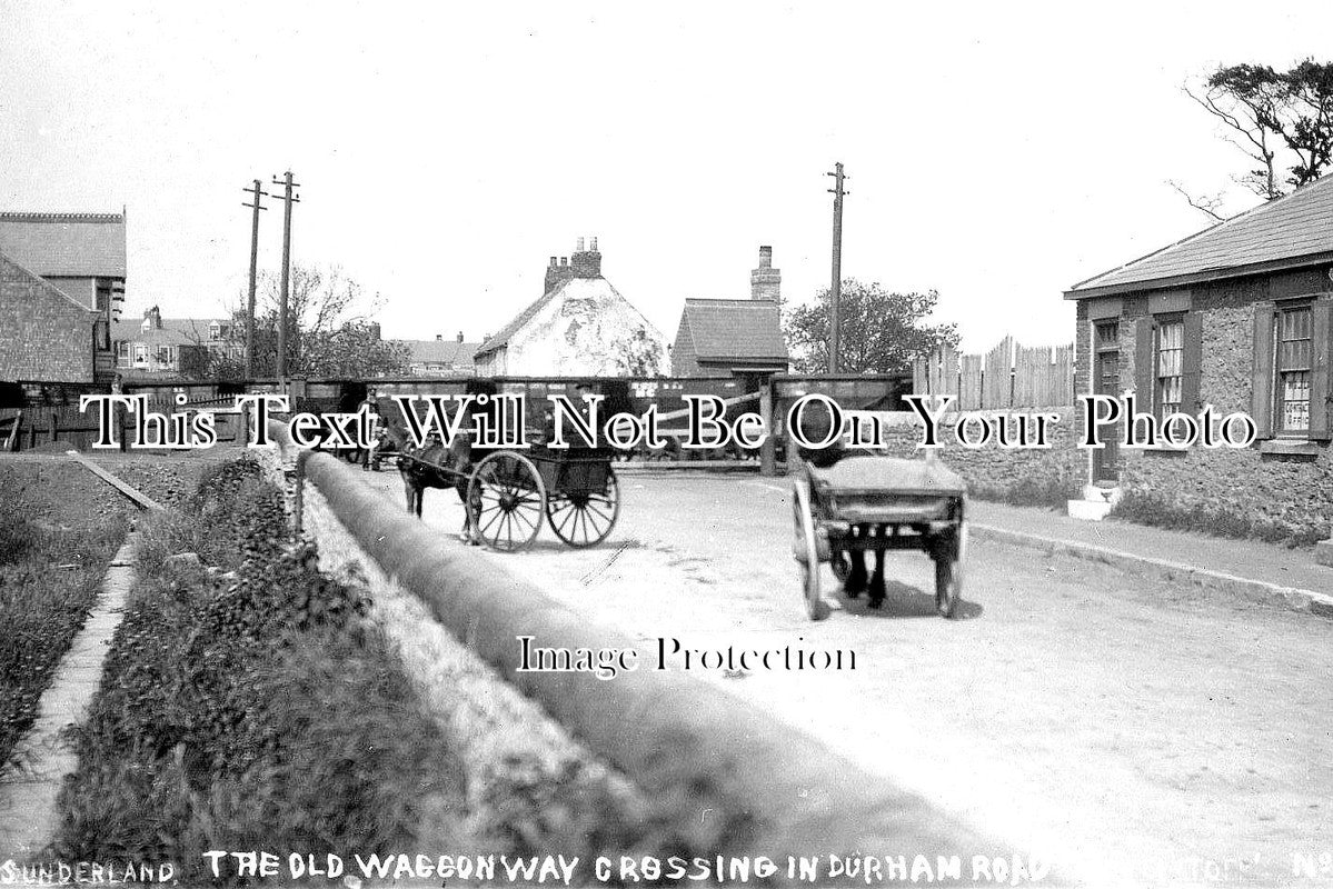 DU 2284 - The Old Wagon Way Crossing, Durham Road, Silksworth