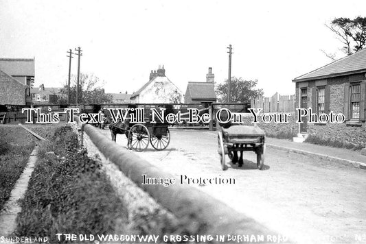 DU 2284 - The Old Wagon Way Crossing, Durham Road, Silksworth