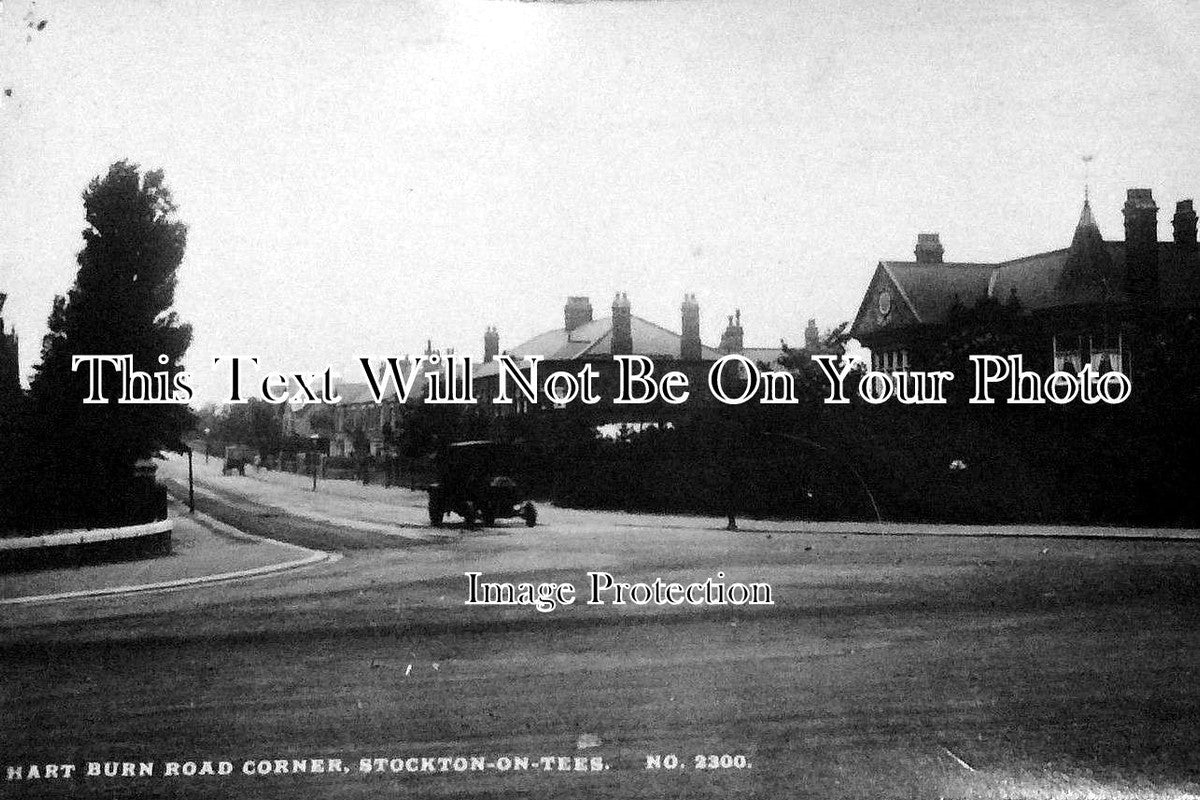 DU 23 - Hart Burn Road Corner, Stockton On Tees, Durham c1927