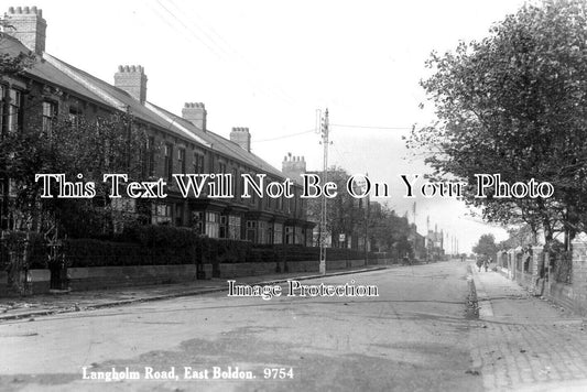 DU 2322 - Langholm Road, East Boldon, County Durham c1932