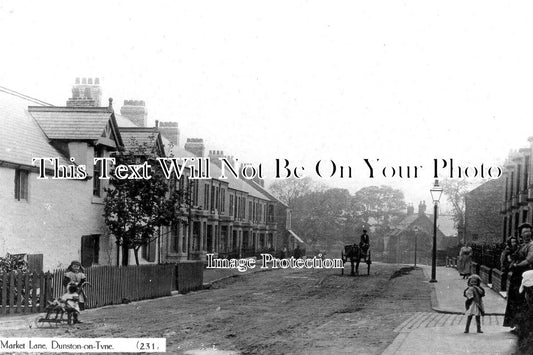 DU 2329 - Market Lane, Dunston On Tyne, County Durham c1915