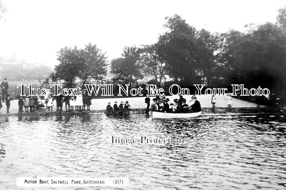 DU 2488 - Motor Boat, Saltwell Park, Gateshead, County Durham